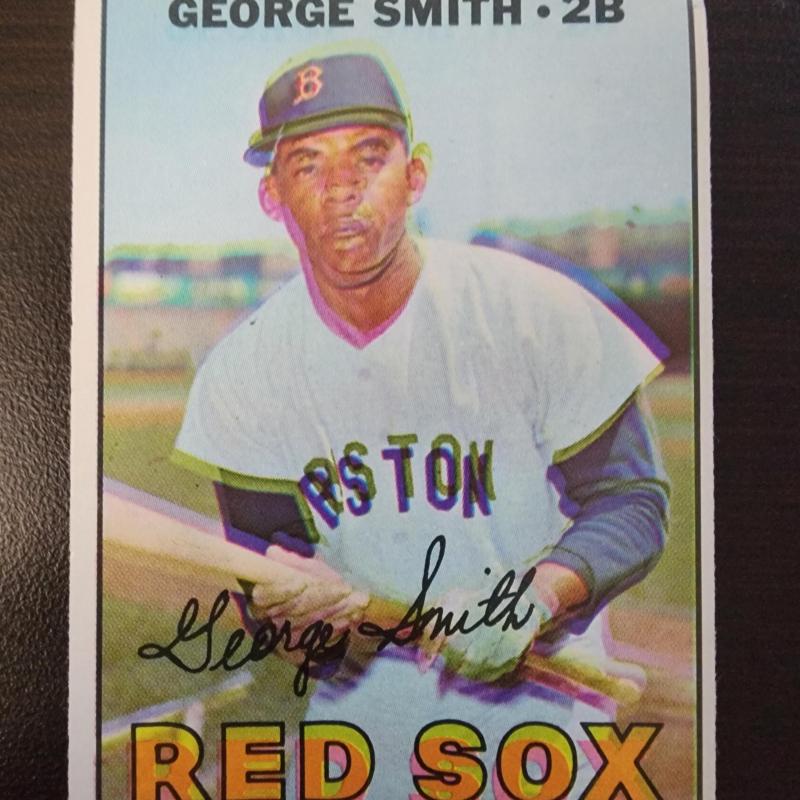 1967 Topps #444 George Smith - Misprint Error Card