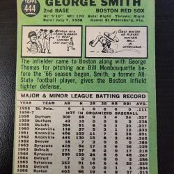 1967 Topps #444 George Smith - Misprint Error Card
