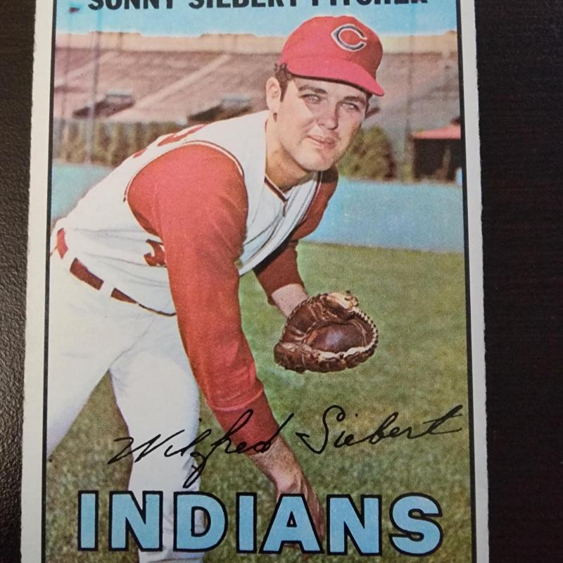 1967 Topps - Sonny Siebert #95 Cleveland Indians