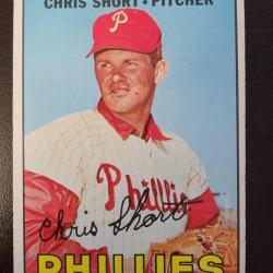 1967 Topps - Chris Short #395 Philadelphia Phillies