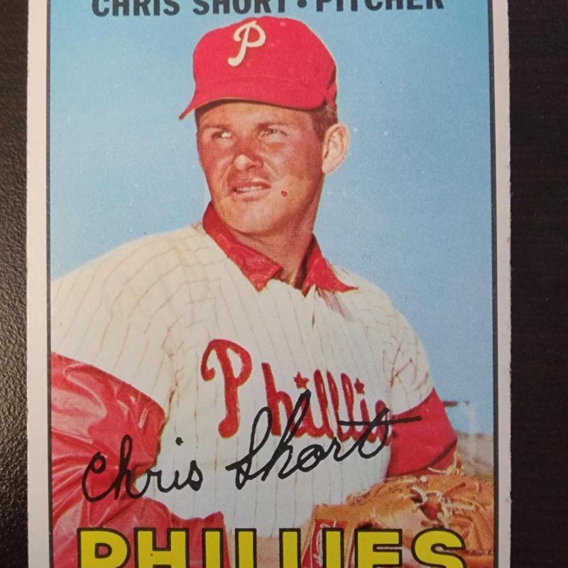 1967 Topps - Chris Short #395 Philadelphia Phillies