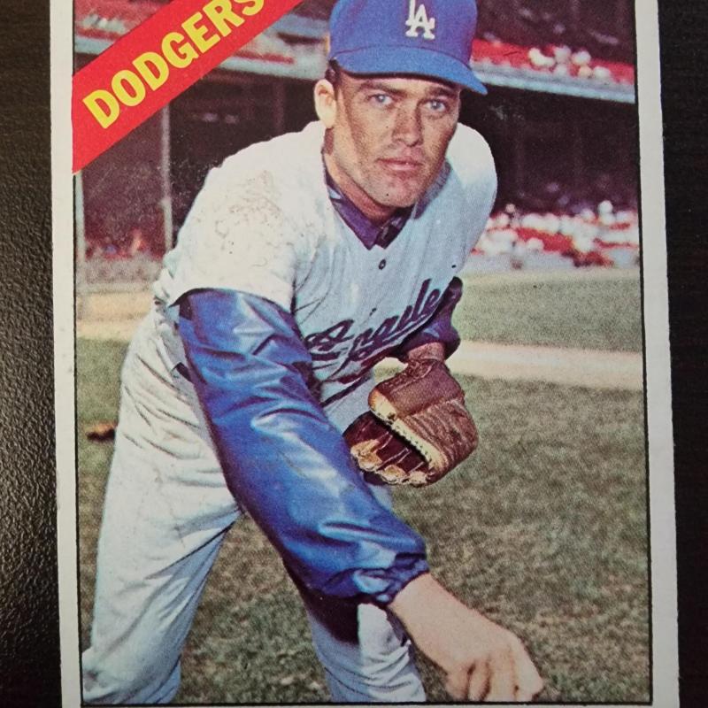 1966 Topps #387 Howie Reed Dodgers