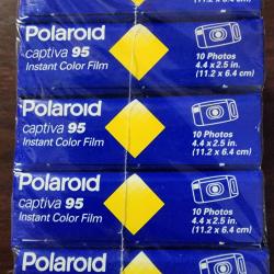 Vintage Polaroid Captiva 95 Instant film-5 Pack - Hard to Find Rare!