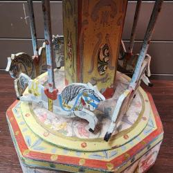 Vintage Musical Carousel Music Box