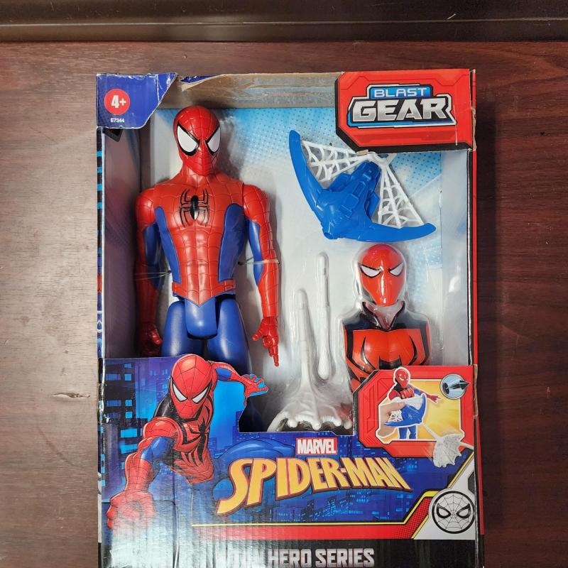 Marvel Titan Hero Series Gear Spider-Man Action Figure Gear Blast NIB