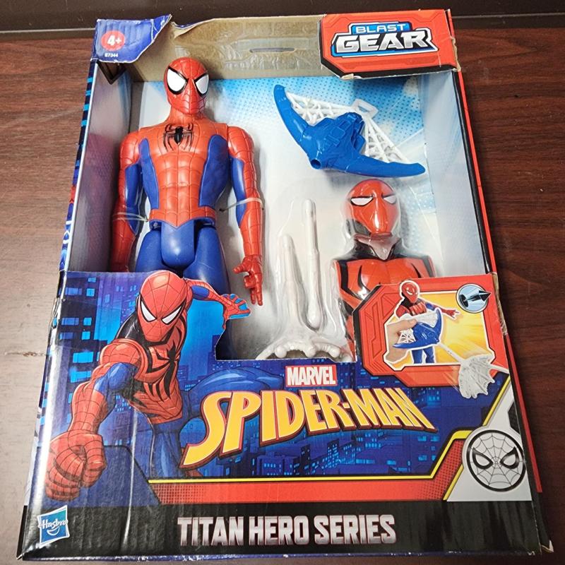 Marvel Titan Hero Series Gear Spider-Man Action Figure Gear Blast NIB