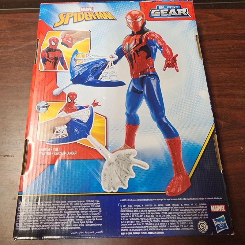 Marvel Titan Hero Series Gear Spider-Man Action Figure Gear Blast NIB