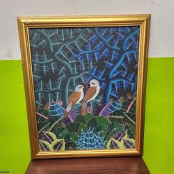 Hatian Portrait of 2 birds