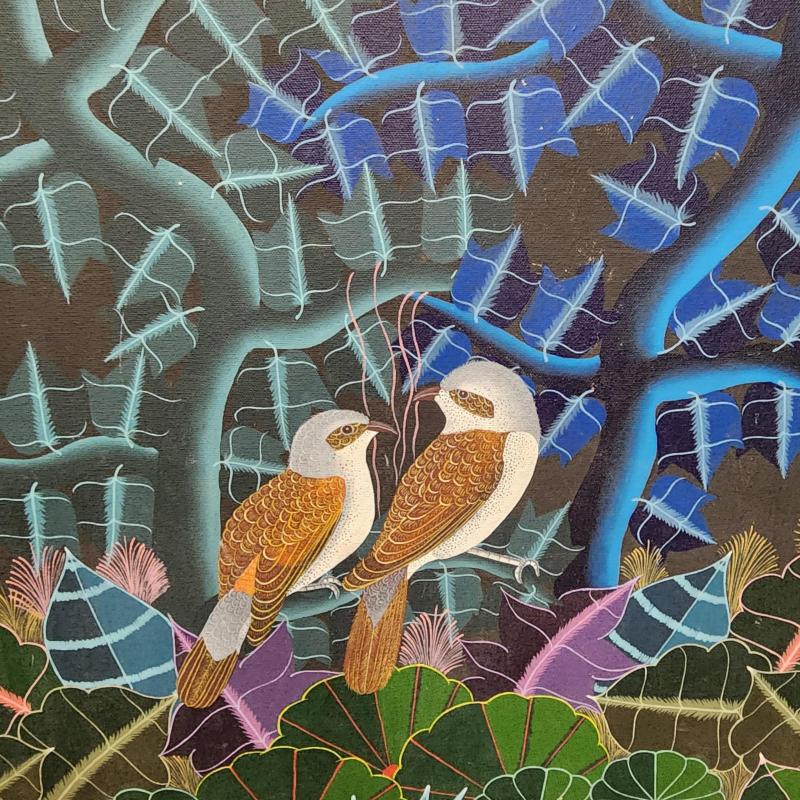 Hatian Portrait of 2 birds