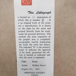 William Pajaud - Ritual 69 - 8/22 - K Printers Mark