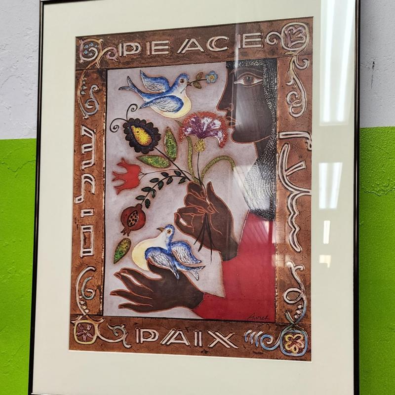 Peace 1977 By Irene and Azriel Awret - Signed!