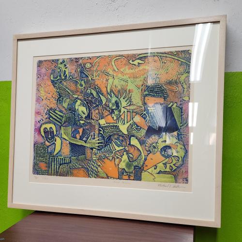 Michael Kelly Williams - New Music 1982 Monoprint 10/40 - Signed!