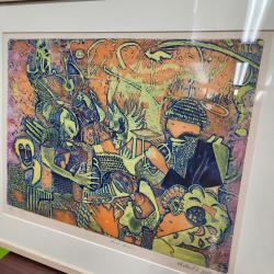Michael Kelly Williams - New Music 1982 Monoprint 10/40 - Signed!