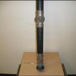 Scepter/Baton with embedded Stones - Ritual Ceremonial Vintage Collectible